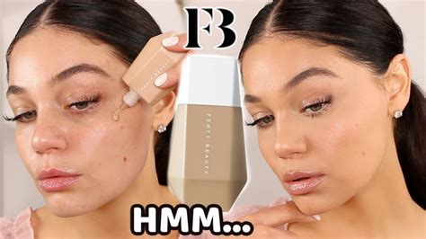 New Fenty Beauty Ease Drop Blurring Skin Tint Reviewis It Worth It