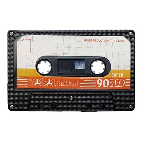 Yokohama Ads C90 Ferric Blank Audio Cassette Tapes Retro Style Media