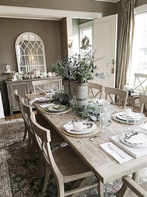 Styling A Fall Table Cottage Dining Rooms Farmhouse Dining Room