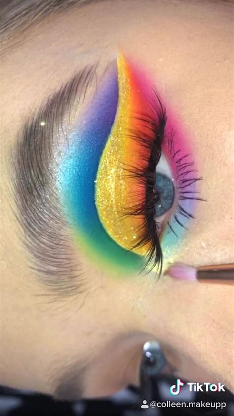 Pride Rainbow Makeup In 2023 Rainbow Makeup Eye Makeup Rainbow Eye