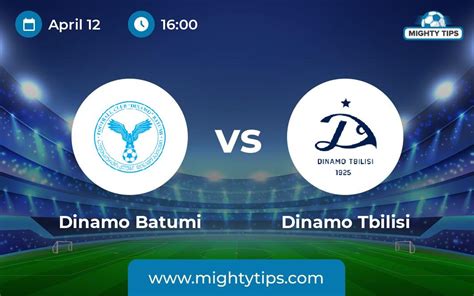 Mighty Tips On Twitter Dinamo Batumi Vs Dinamo Tbilisi Prediction 12