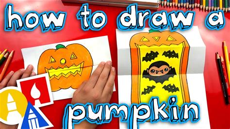 How To Draw A Big Mouth Pumpkin Folding Surprise Youtube