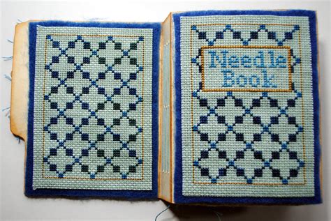 Cross Stitch Needle Book Instant Download Pdf Pattern With 3 Etsy