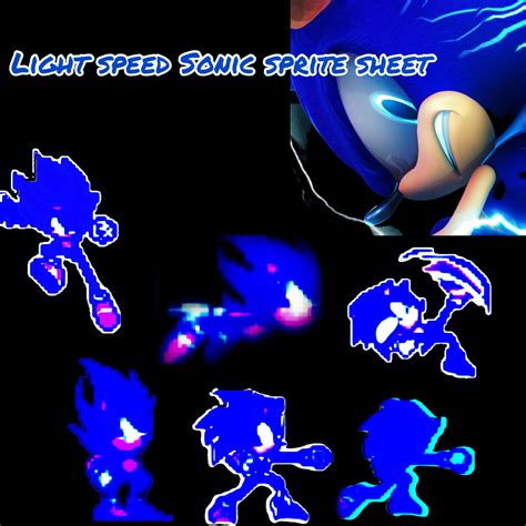 Light Speed Sonic Sprite Sheet By Shadowxcode On Deviantart