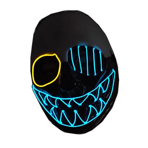 Galleon Scary Led Mask Purge Halloween Light Up Professional Rave