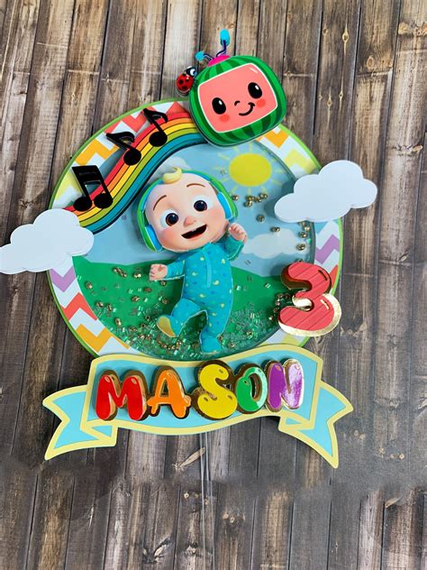 cocomelon party cocomelon birthday cocomelon cake topper etsy 2nd birthday party for girl
