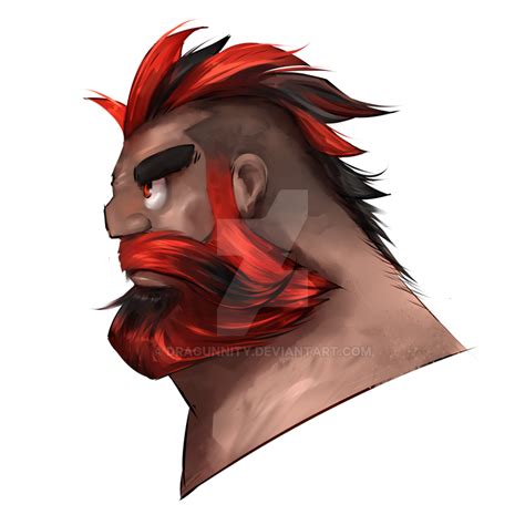 Red Mohawk And Beard By Dragunnity On Deviantart