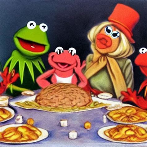 Kermit The Frog Miss Piggy Animal Gonzo And The Stable Diffusion
