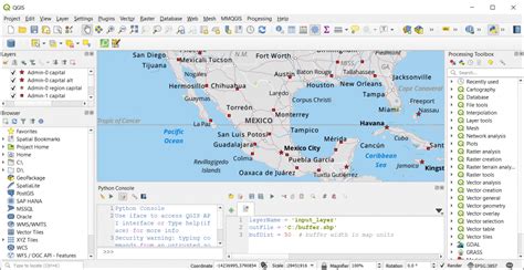Pyqgis How To Build A Python Script In Qgis Gis Geography
