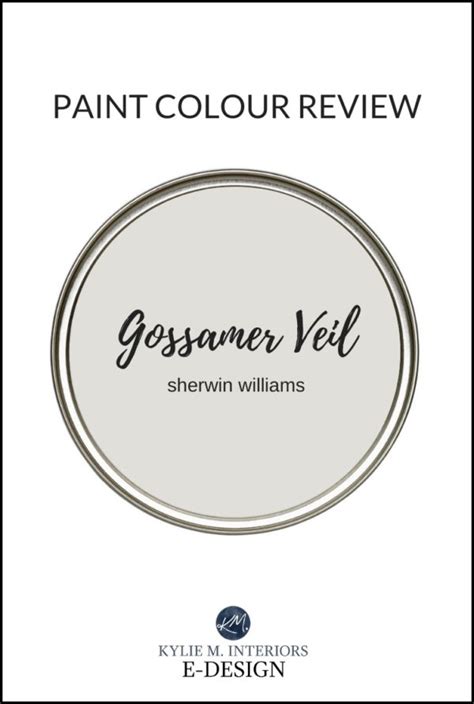 Sherwin Williams Gossamer Veil SW Paint Color Review Kylie M Interiors