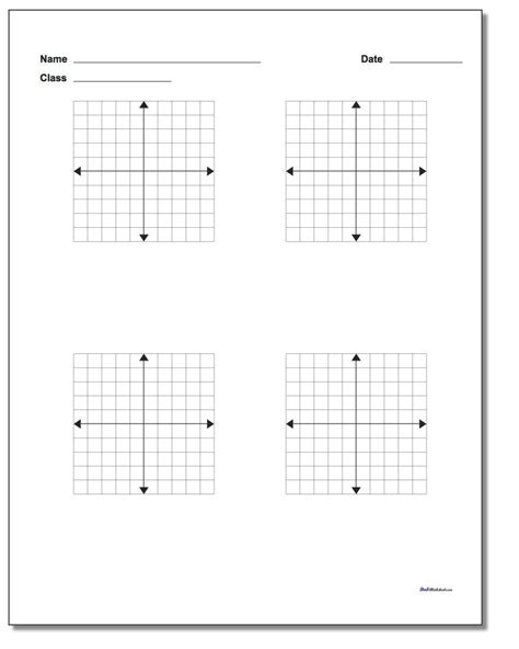 We Have A Collection Of Printable Pdf Coordinate Planes That Provide A