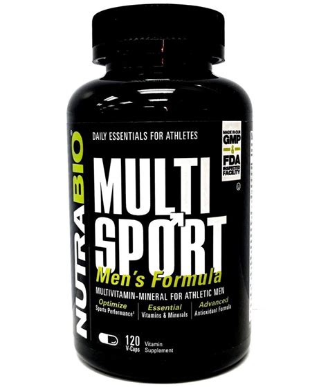 Best vitamin supplements for men's health. Nutrabio Multi Sport Vitamin For Men | Vitamins ...