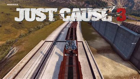 Just Cause 3 Can You Pogo Stick On The Train Part 1 Youtube