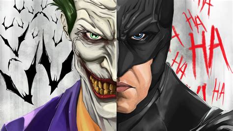 Joker And Batman Wallpaperhd Superheroes Wallpapers4k Wallpapers