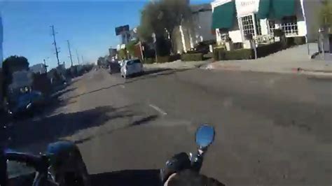 Driver Runs Into Motorcyclist After He S Told To Stop Texting