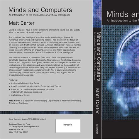 Matt Carter Minds And Computers The Philosophy Of Artificial