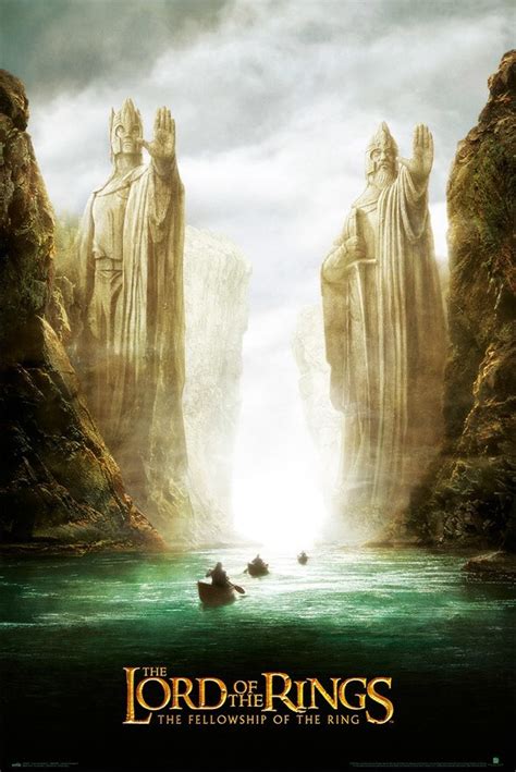 Poster The Lord Of The Rings Argonath Wall Art Ts And Merchandise