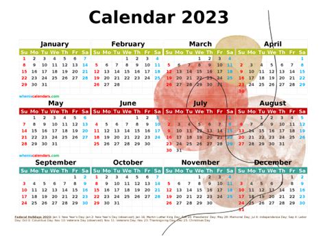 Free Printable July 2023 Calendar 12 Templates 2022 Yearly Calendar