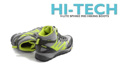 Hi Tec V Lite Sphike Mid Hiking Boots Waterproof For Men Youtube