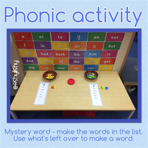 Phonic Challenge Make The Words To Find The Mystery One Phonics Activities