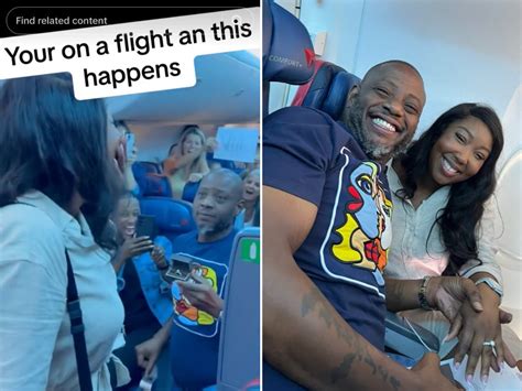 A Man Who Asked His Girlfriend To Marry Him As She Exited An Airplane Bathroom Said He