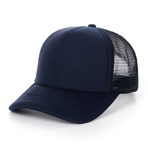 Summer Baseball Cap Men Cotton Solid Color Fitted Snapback Hats Caps