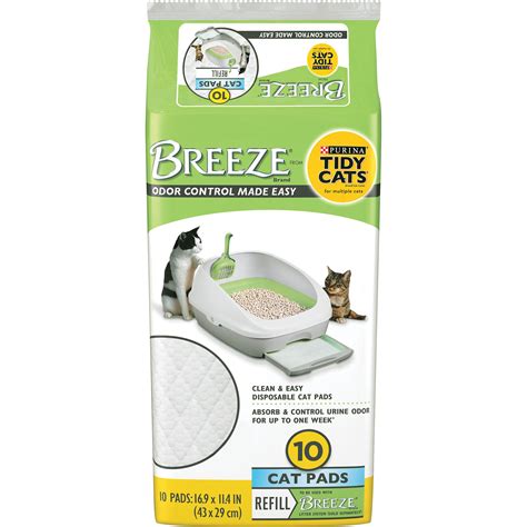 Purina Tidy Cats Cat Pads Breeze Refill Pack 10 Pads Ebay