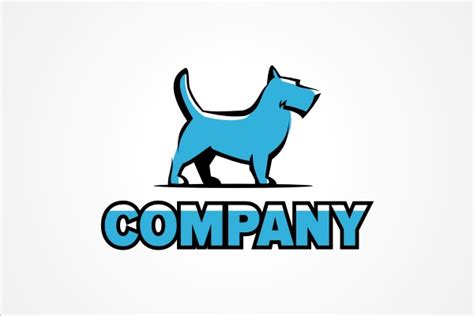 Free Logo Scottish Terrier Dog Logo