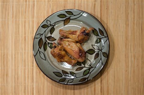 0 grams fiber 10.0 mg cholesterol 0.5 grams saturated fat 130 mg sodium 0 grams. Teriyaki Chicken Wings - The Little Chef
