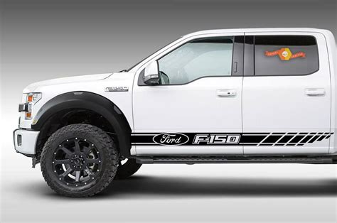 Ford Raptor F150 2x Racing Stripes Graphics Vinyl Decal Sticker Logo