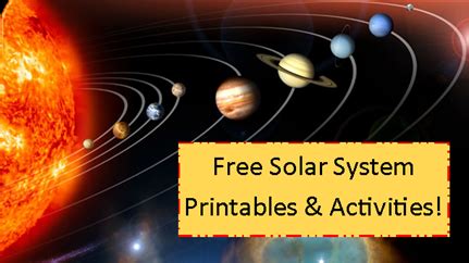 solar system worksheet printables  activities  homeschool