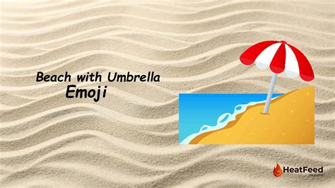 Beach With Umbrella Emoji 🏖️ ️ Copy And Paste 📋
