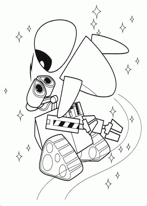 Wall E And Eve Coloring Page Free Printable Coloring Pages On