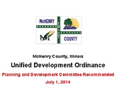 Alaw Comments On Unified Development Ordinance Mchenry County Blog