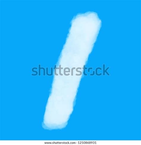 Puffy Cloud Font Set Letters Numbers Stock Photo 1250868931 Shutterstock