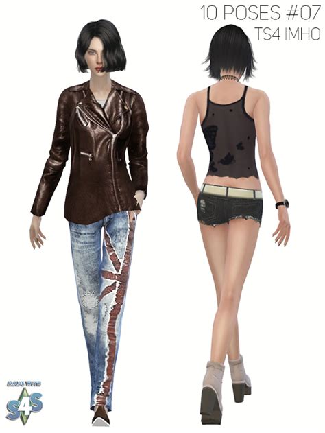 Imho Sims 10 Female Poses 07 Ts4 By Imho