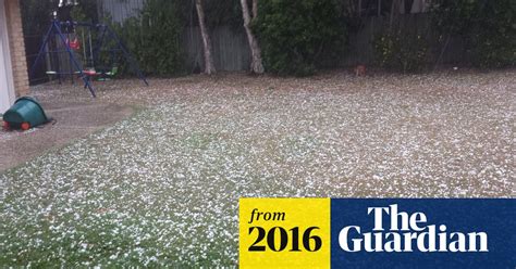 Brisbane And South East Queensland Battered By Hailstones In Huge Storm