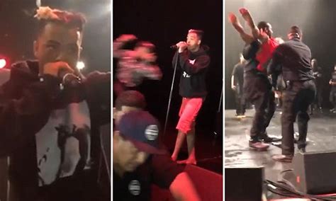 Rapper Xxxtentacion Is Knocked Out On Stage In San Diego Daily Mail
