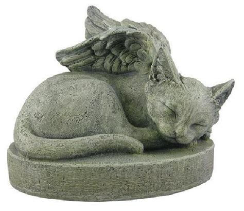 This gemstone can remind you the joy of life. Details about Pet Memorial Rock Garden Sleepy Angel Cat ...