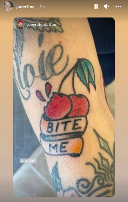 Teen Mom Jade Cline Shows Off New ‘bite Me Tattoo After Butt Lift
