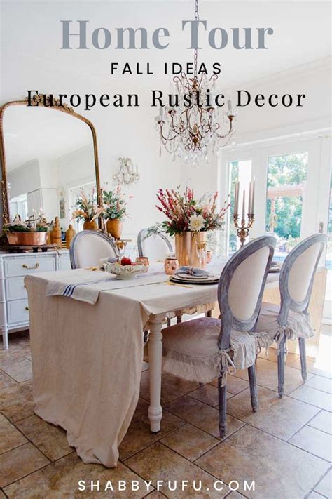 European Rustic Decor Fall Home Tour