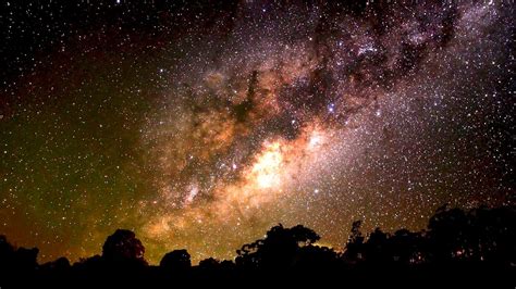 Australian Outback At Night