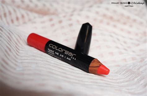Colorbar Take Me As I Am Lip Color Peachy Pink Review Swatches