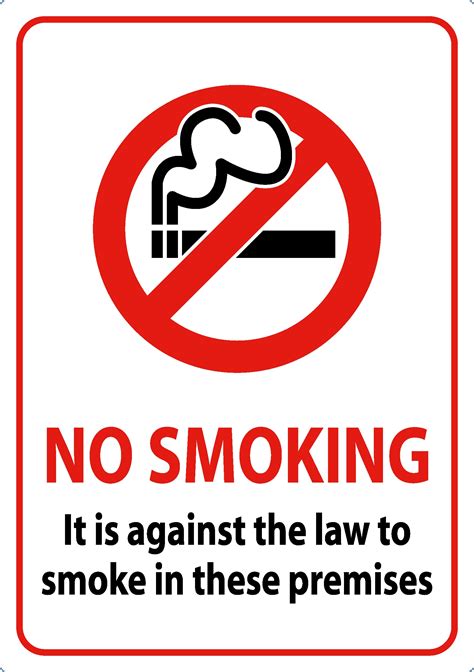 Free No Smoking Signs Printable
