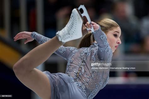 Maria Sotskova Of Russia Competes In The Ladies Free Skating During