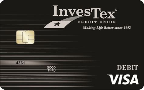 Check spelling or type a new query. Debit/ATM Card :: InvesTex Credit Union