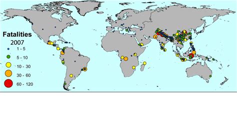 Landslide sizes (numbers killed) around the world - The Landslide Blog - AGU Blogosphere