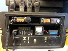 Ham radio emergency go box. 4 MCS2000's, VHF,UHF,800,& 900 Mhz Mototrbo XPR 4550 Yaesu ...