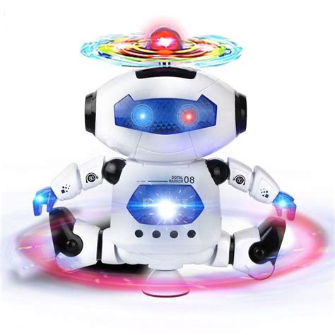 Smart Space Dance Robot Electronic Walking Toys Music Light Children