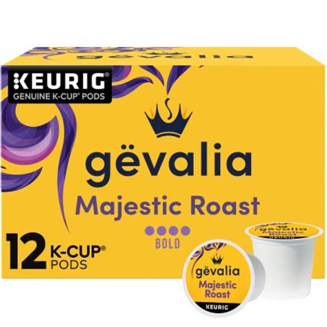 Gevalia Majestic Roast Dark Roast K Cup Coffee Pods Ct Fred Meyer